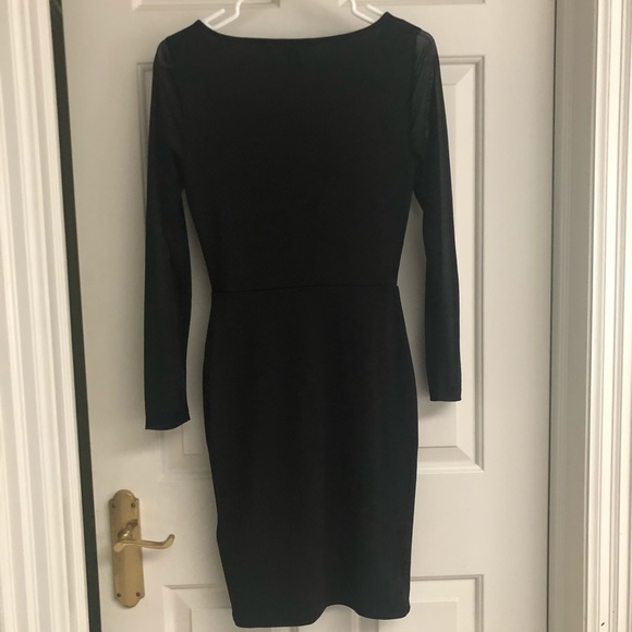Black H&M knee length dress XS - Picture 5 of 5